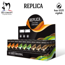 Présentoir de 27 e-liquides Replica
